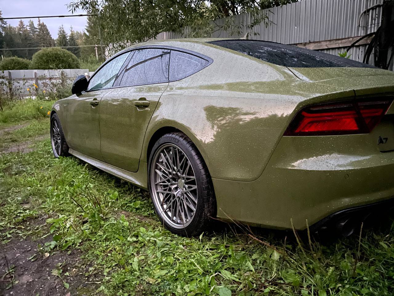 Audi A7 на 20" кованых дисках фото 3